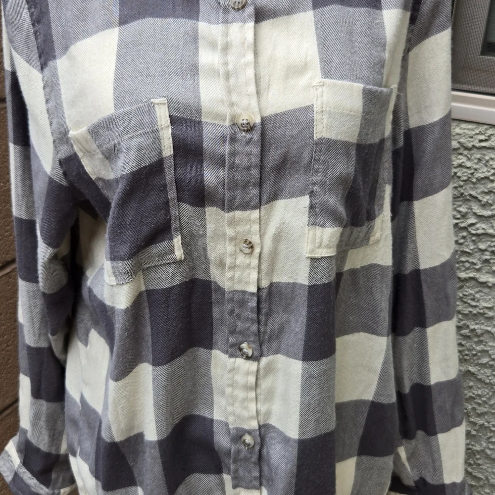 C&C California Grey Flannel Shirt - Picture 4 of 9